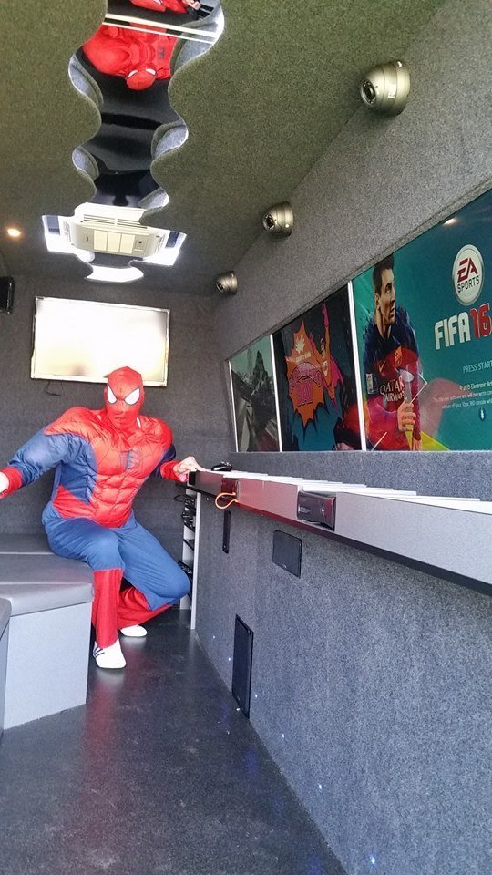 Xbox Gaming Van in Manchester, Cheshire and Warrington. The party bus